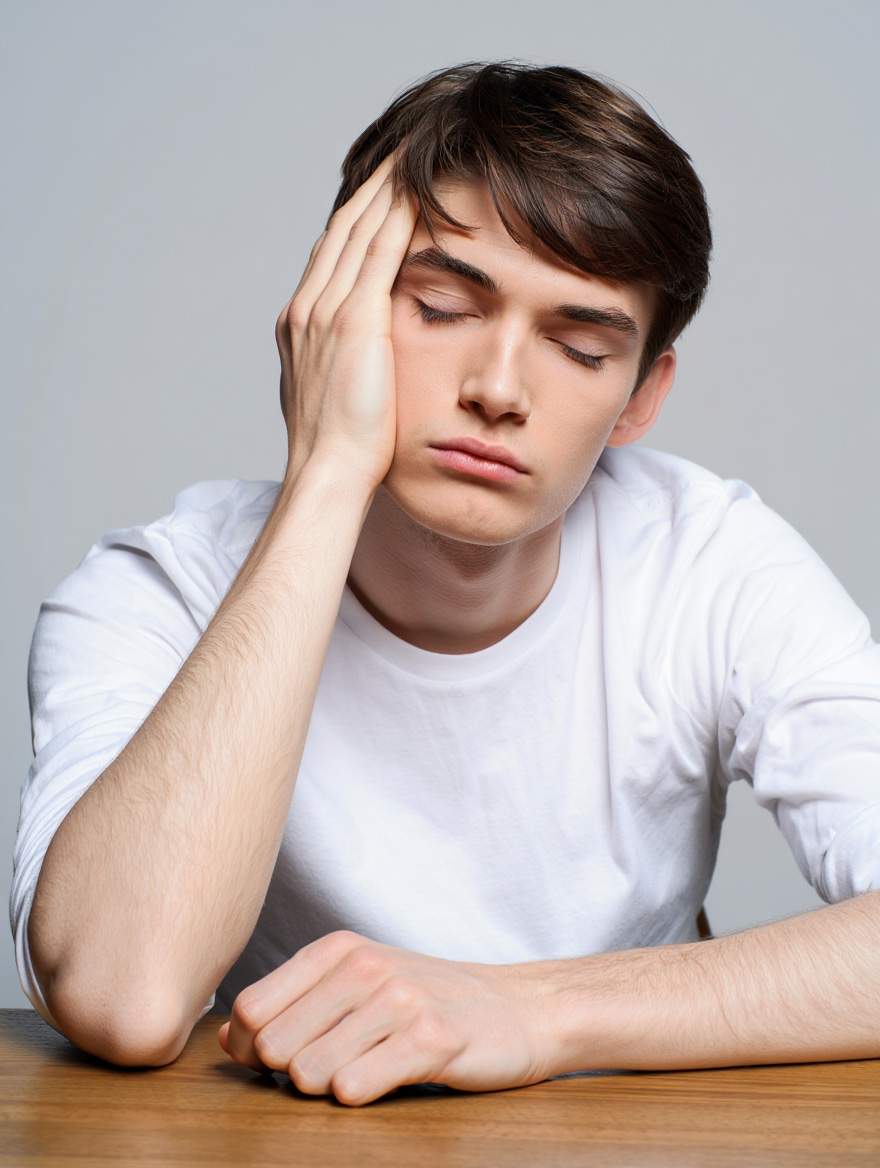 Сонливый мужчина